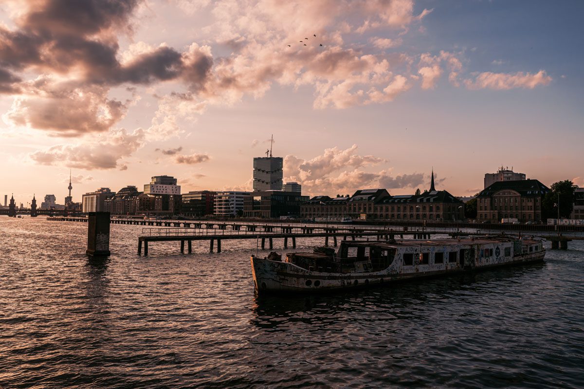 a boat on the water